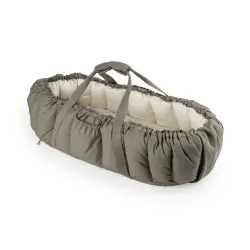 3-in-1 Babynest - Dark Olive | Barnvagnar - Barnvagnstillbehör - Babynest med handtag | BabyMode