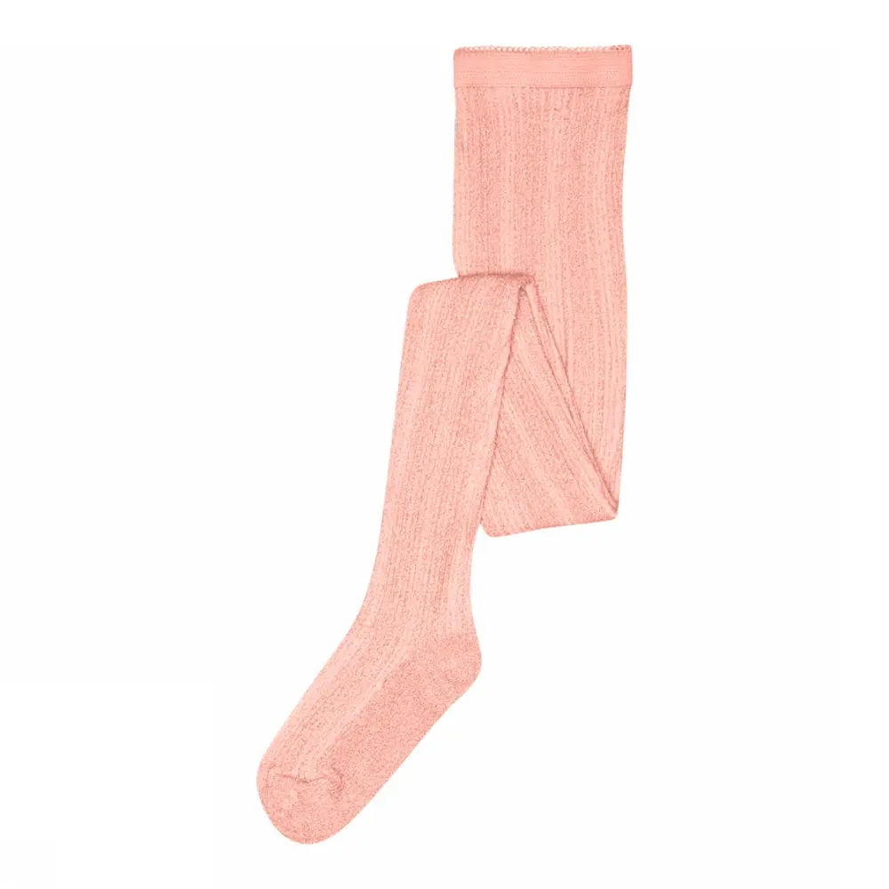 MP Denmark Celosia Glitterstrumpbyxor - Silver Pink - 110