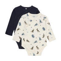 Långärmad Omlottbody 2-pack Sky Captain