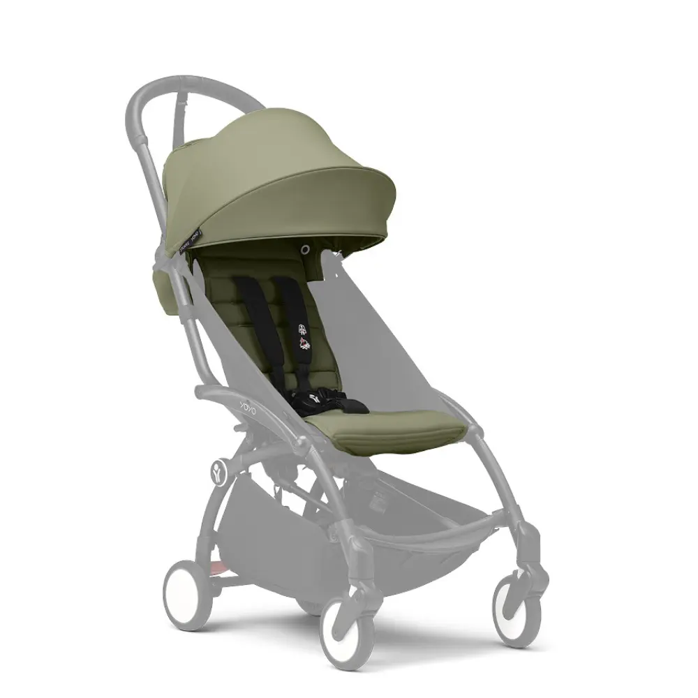 Stokke® Yoyo 6+ Färgklädsel - Olive | Barnvagnar - Resevagnar & sulkys | BabyMode