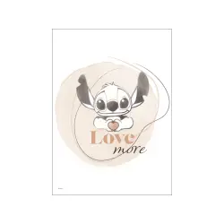 Affisch - Disney – Stitch – Kärlek 30x40