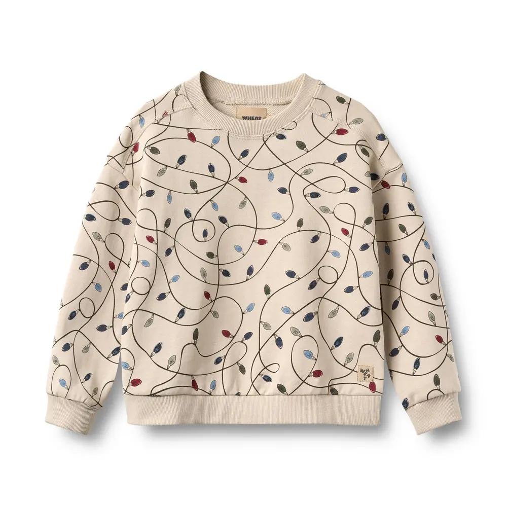 Wheat Sandro Sweatshirt - Grey Cloud String Lights - 98
