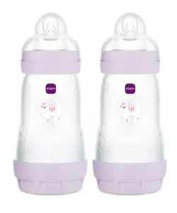 Easy Start Anti-Colic 260 ml 2-pk Pink | Baby & Barn - Äta - Nappflaskor | BabyMode