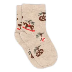 Julle Strumpor - Beige Melange | Kläder - Strumpor & strumpbyxor - Strumpor | BabyMode