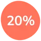 20% medlem