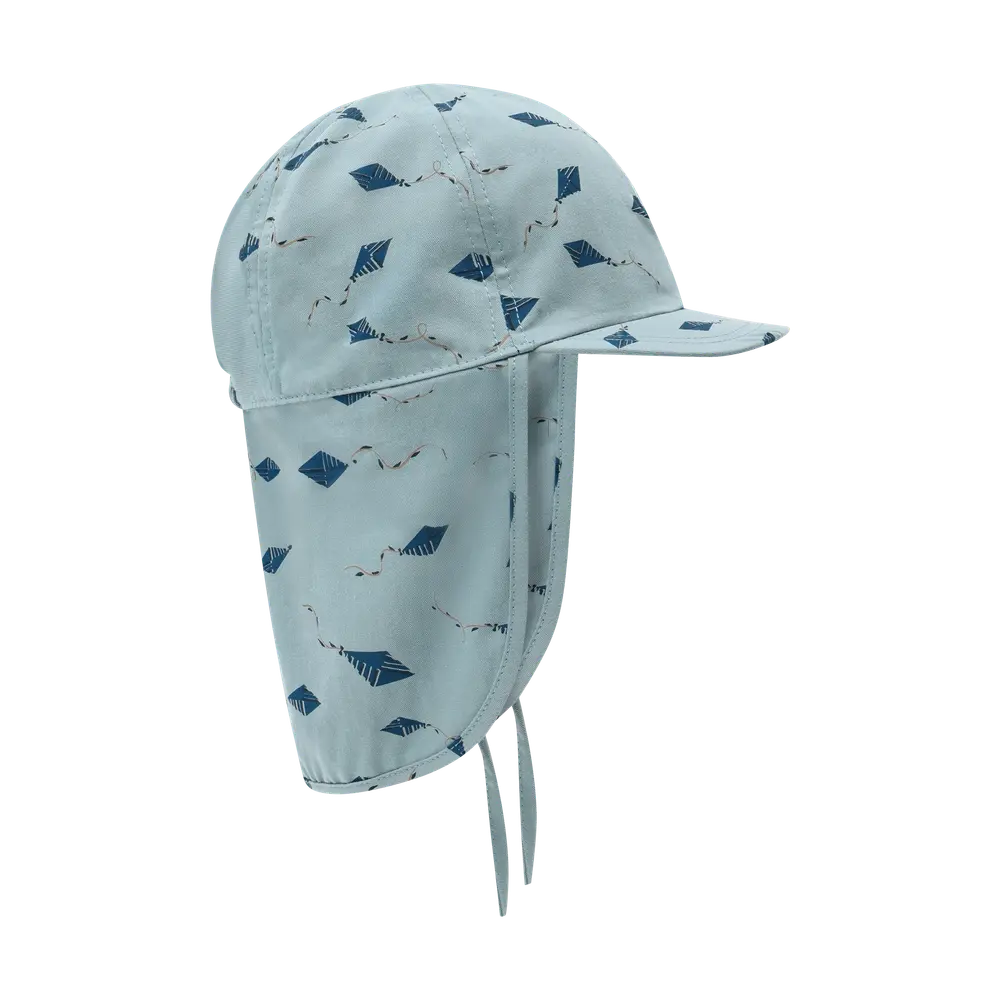En Fant Solhatt m. Snören - Brunnera Blue - 4-6 ÅR | Barnkläder - Mössor, vantar och tossor - Solhattar | BabyMode