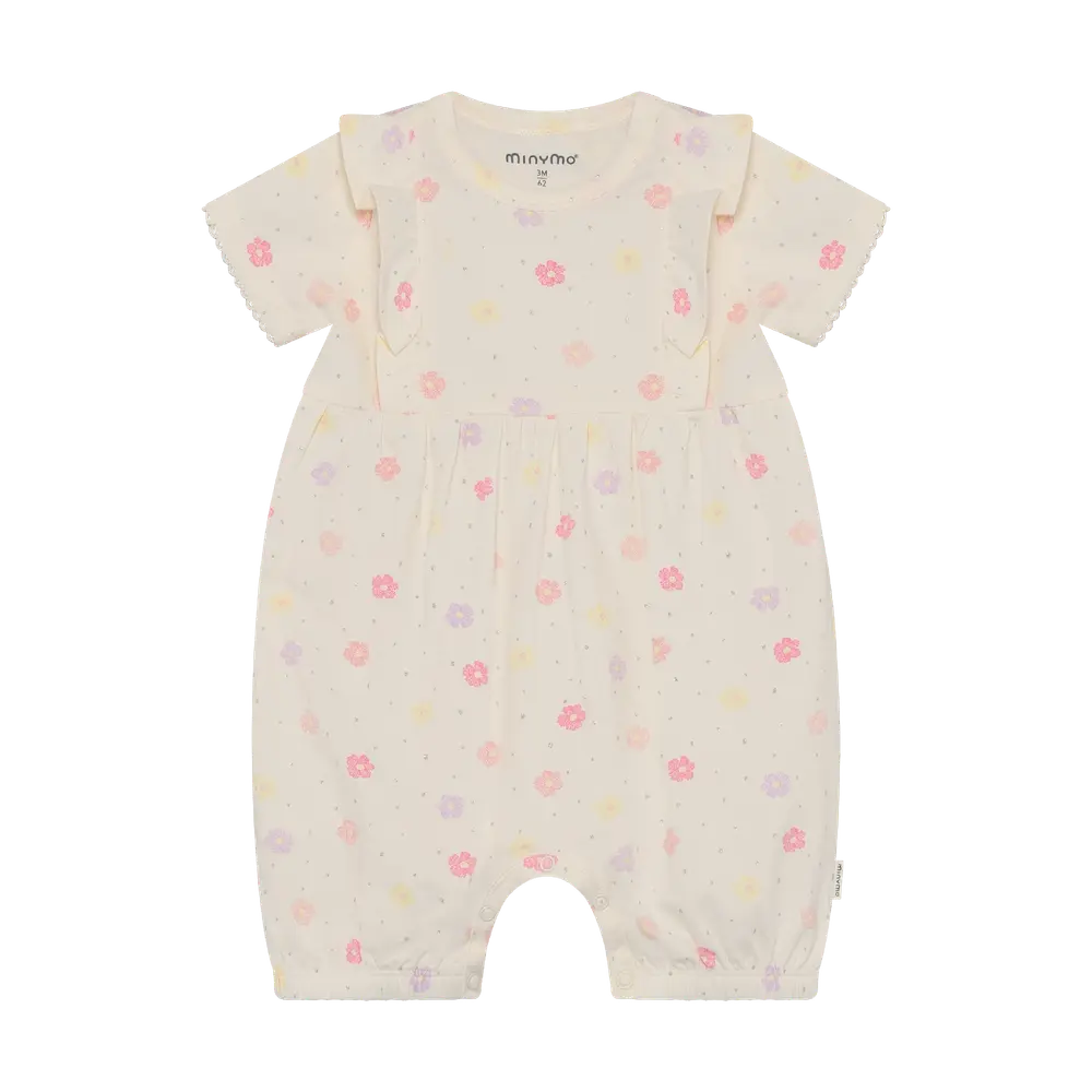 Jumpsuit m. Tryck - Vanilla Ice - 62 | Barnkläder - Bodys & overaller - Jumpsuit utan fot | BabyMode