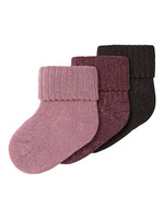 Name it Nobba Glitter Strumpor 3-Pack - Lilas