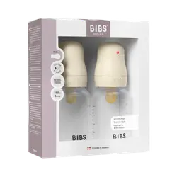 Nappflaska Baby Latex 2-pack 150ml Slow Flow - Ivory | Baby & Barn - Äta - Nappflaskor | BabyMode