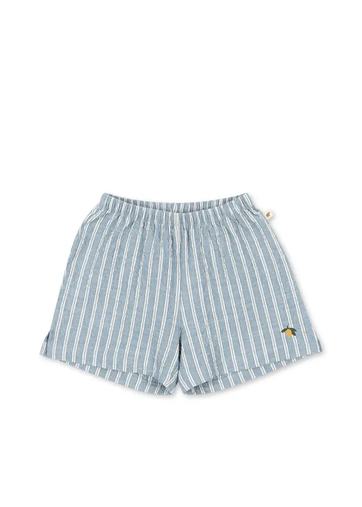 Elliot Shorts - Trio bleu stripe - 12 MDR. | Barnkläder - Underdelar - Shorts | BabyMode