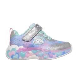 Eternal Heart Lights - Silver | Skor - Sneakers - Sneakers med lampor | BabyMode