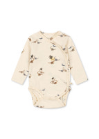 Basic Långärmad Newborn Body - Stripe Bluie