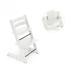 Tripp Trapp Stol & Babyset - Vit | Baby & Barn | BabyMode