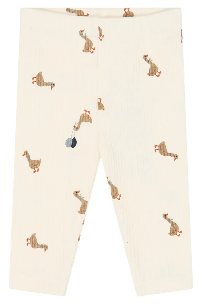 The New Siblings Vito Rib Leggings - Gardenia  - 80