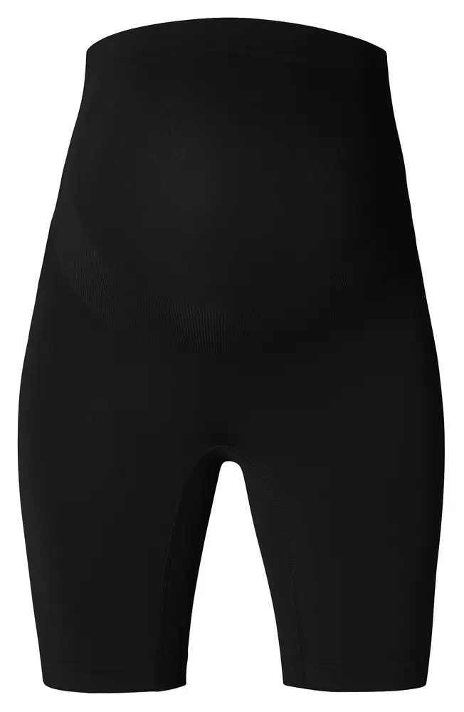 Niru Sömlösa Shorts Lång Otb - Black - XS\S | Graviditet & Amning - Gravidkläder - Jeans, byxor & shorts | BabyMode