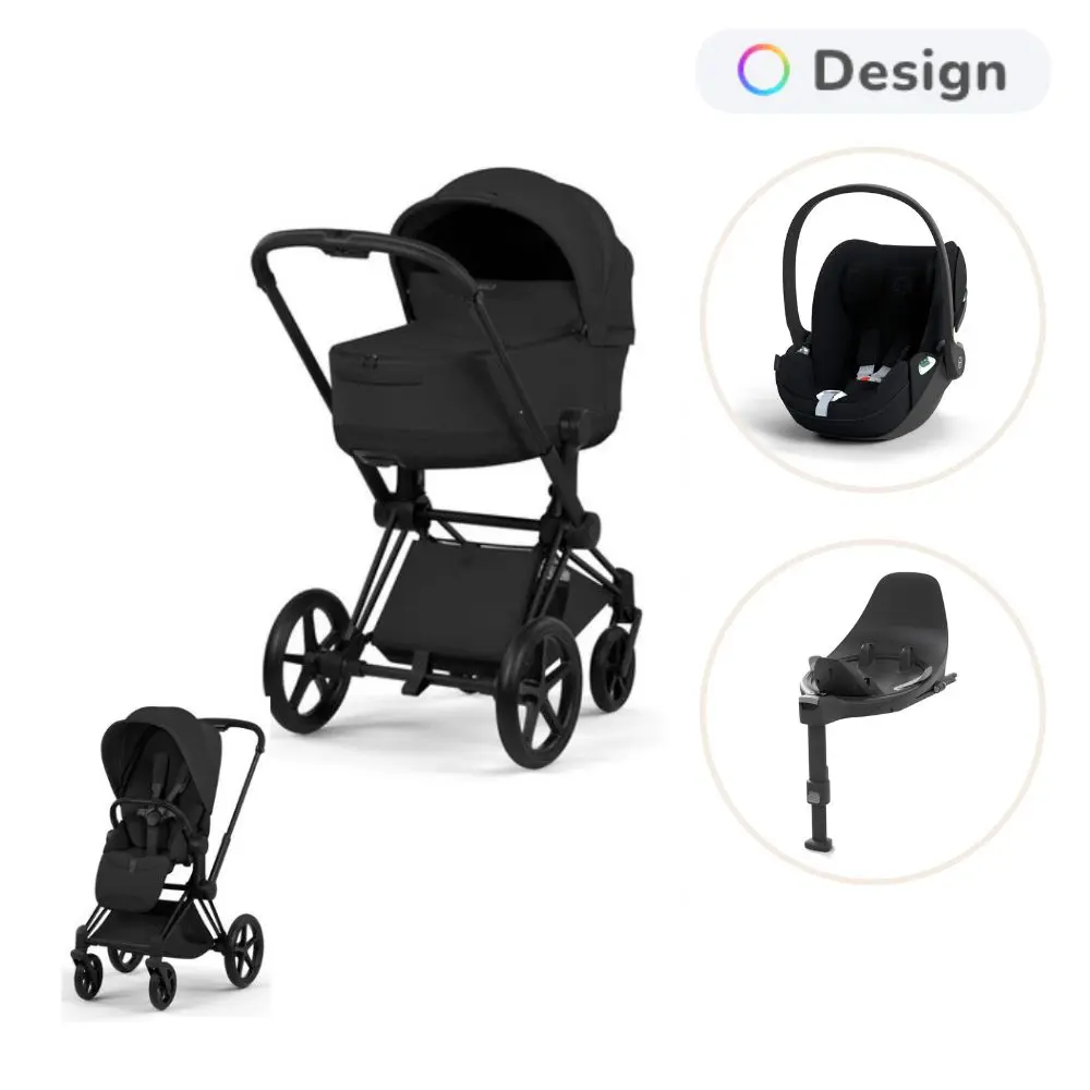 Cybex Priam Style Chassi -  Matt Black