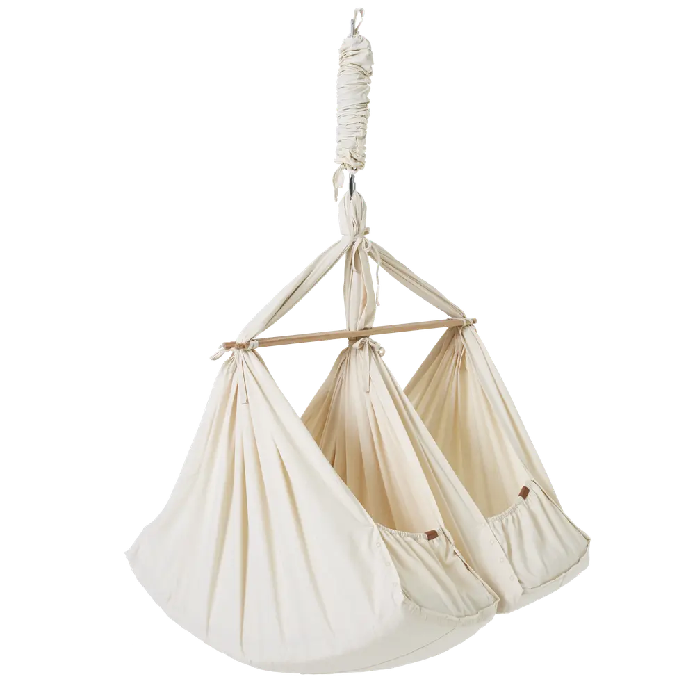 Tvilling Hängvagga - Natur | Barnrum - Barnsängar & vaggor - Hängvaggor | BabyMode