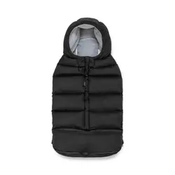 Åkpåse Puffer - Space Black | Barnvagnar - Barnvagnstillbehör - Åkpåsar | BabyMode