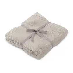 Filt - Oyster Grey - Ekologisk | Barnrum - Textilier - Filtar & swaddlers | BabyMode