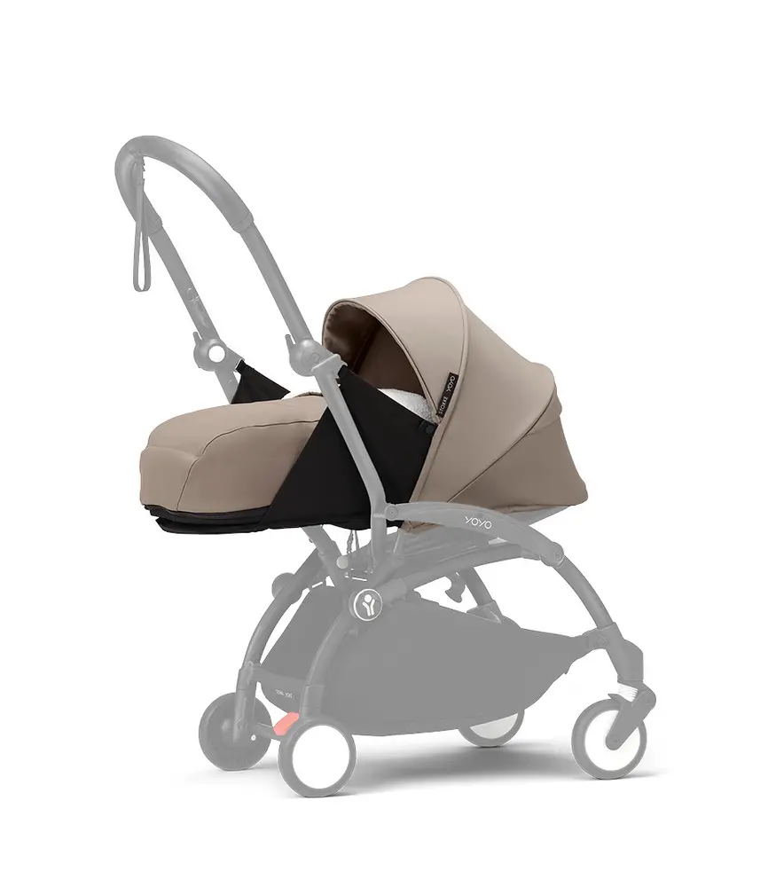 Stokke® Yoyo 0+ Nyföddspaket - Taupe | Barnvagnar - Duovagnar - Liggdel för duovagnar | BabyMode