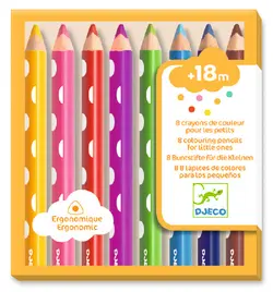 Färgpennor 8-pack | Leksaker - Kreativ lek - Färger & markörer | BabyMode