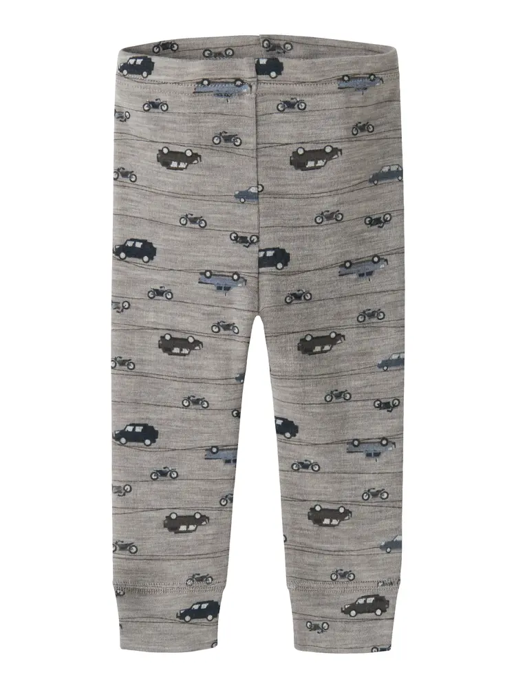 Name It Wang Ull Rib Leggings - Satellite - 62