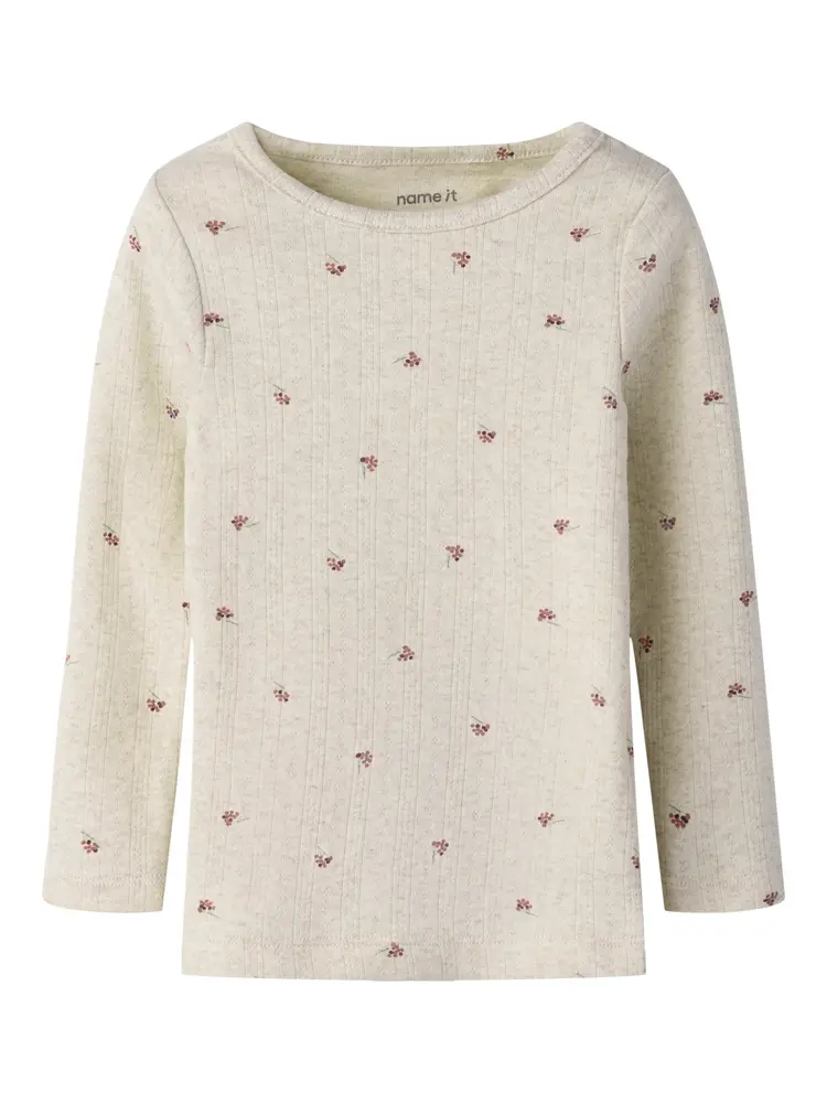 Berries Tröja - Peyote Melange - 110 | Barnkläder - Toppar - Koftor, västar & tröjor | BabyMode