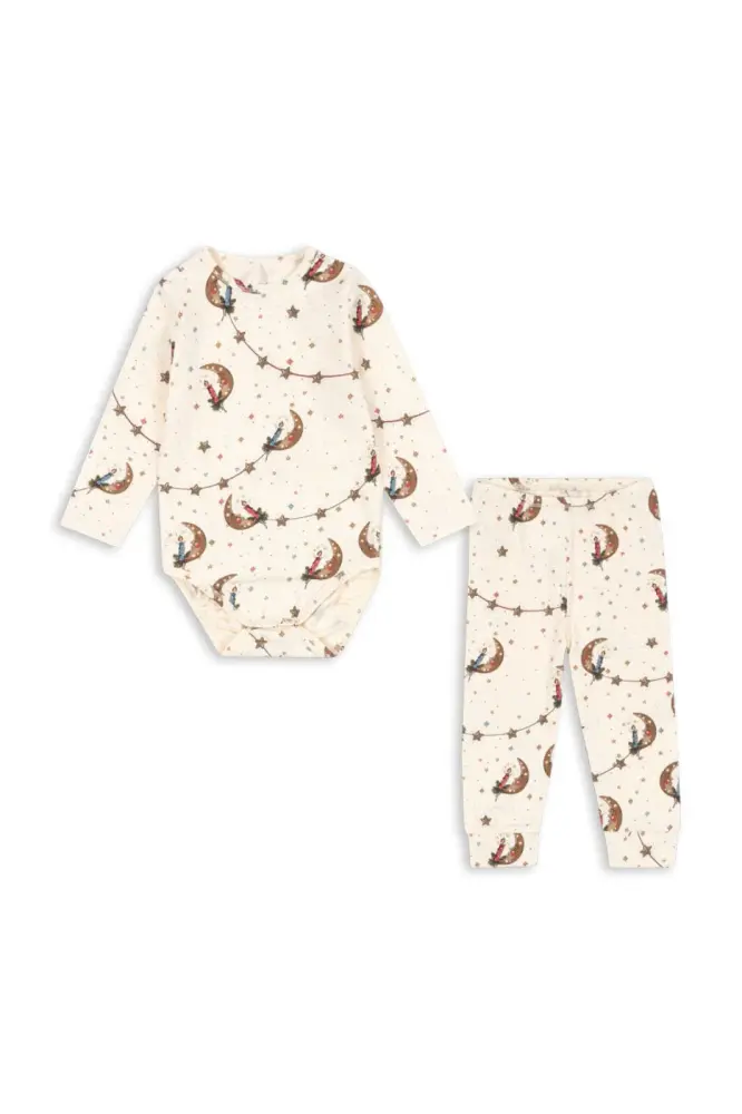 Basic Body og Leggings Set - Luna - 9 MDR. | Barnkläder - Temakläder - Julkläder | BabyMode