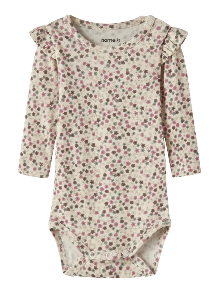Name It Lianna Långärmad Body - Antique White - 50