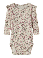 Name It Lianna Långärmad Body - Antique White