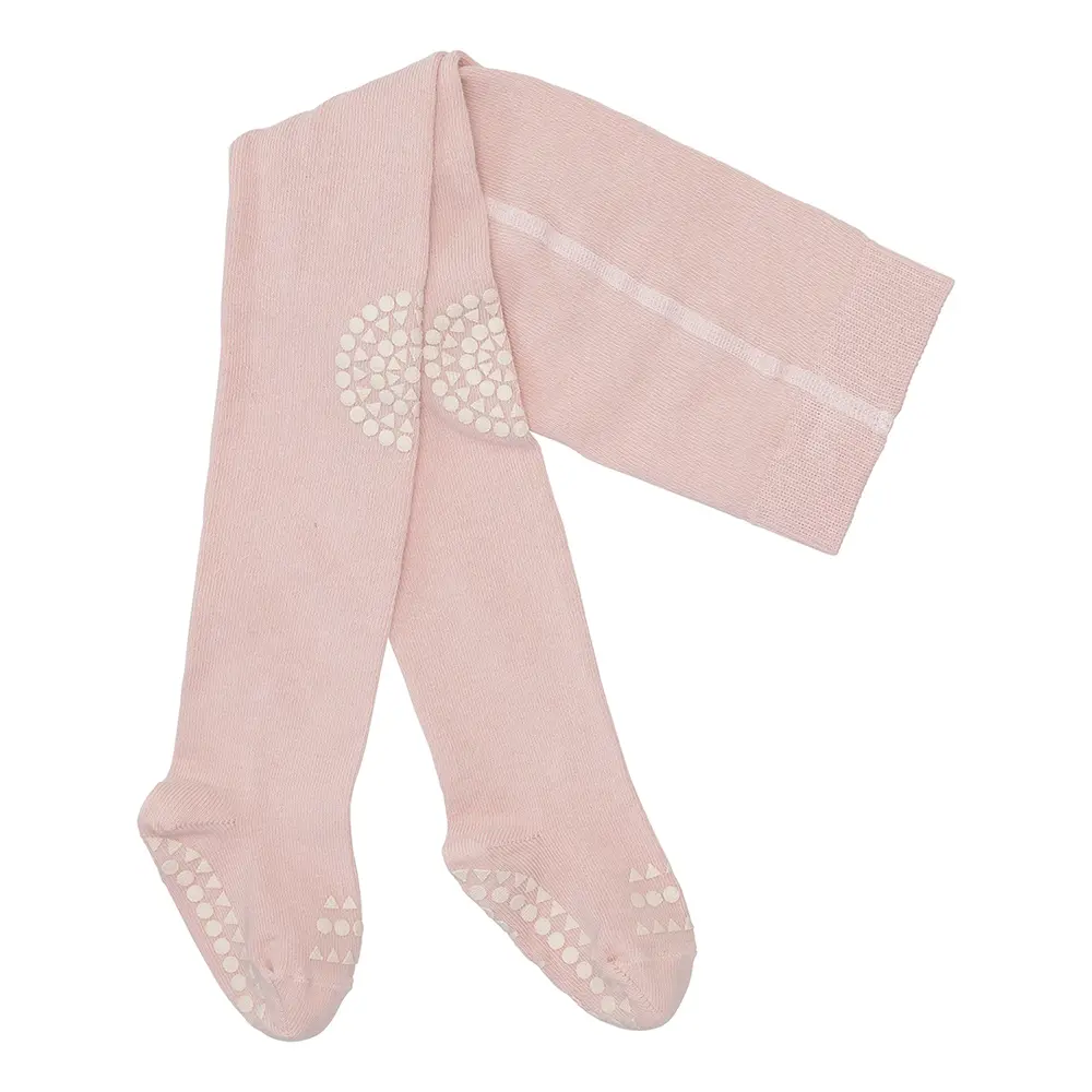Strumpbyxor med Krypskydd - Soft Pink - 0-6M | Barnkläder - Strumpor & strumpbyxor - Strumpbyxor | BabyMode