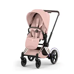 Cybex e-Priam Sittvagn - Style - Peach Pink/Rosegold | Barnvagnar | BabyMode