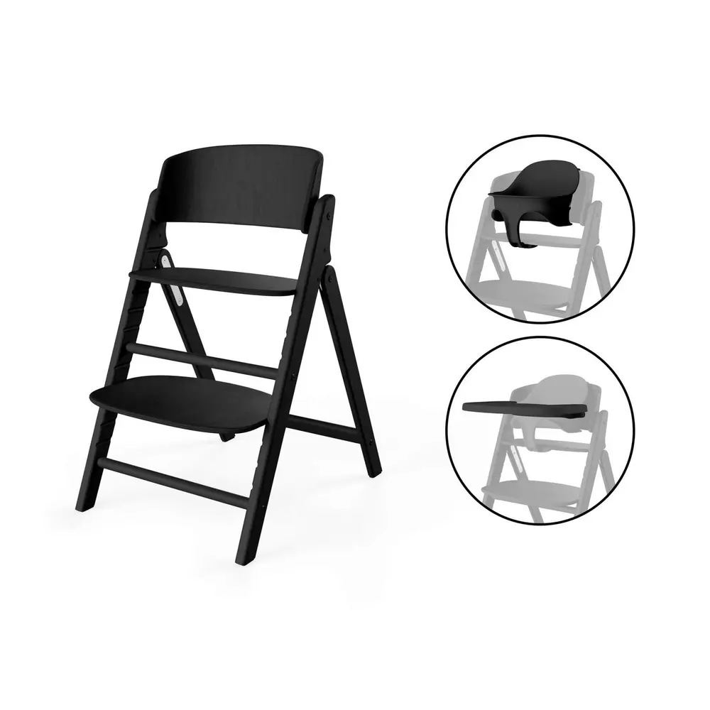 Cybex Click &Fold 3in1 Barnstol - Stunning Black | Baby & Barn - Äta - Barnstolar & tillbehör - Barnstolar med tillbehör | BabyMode