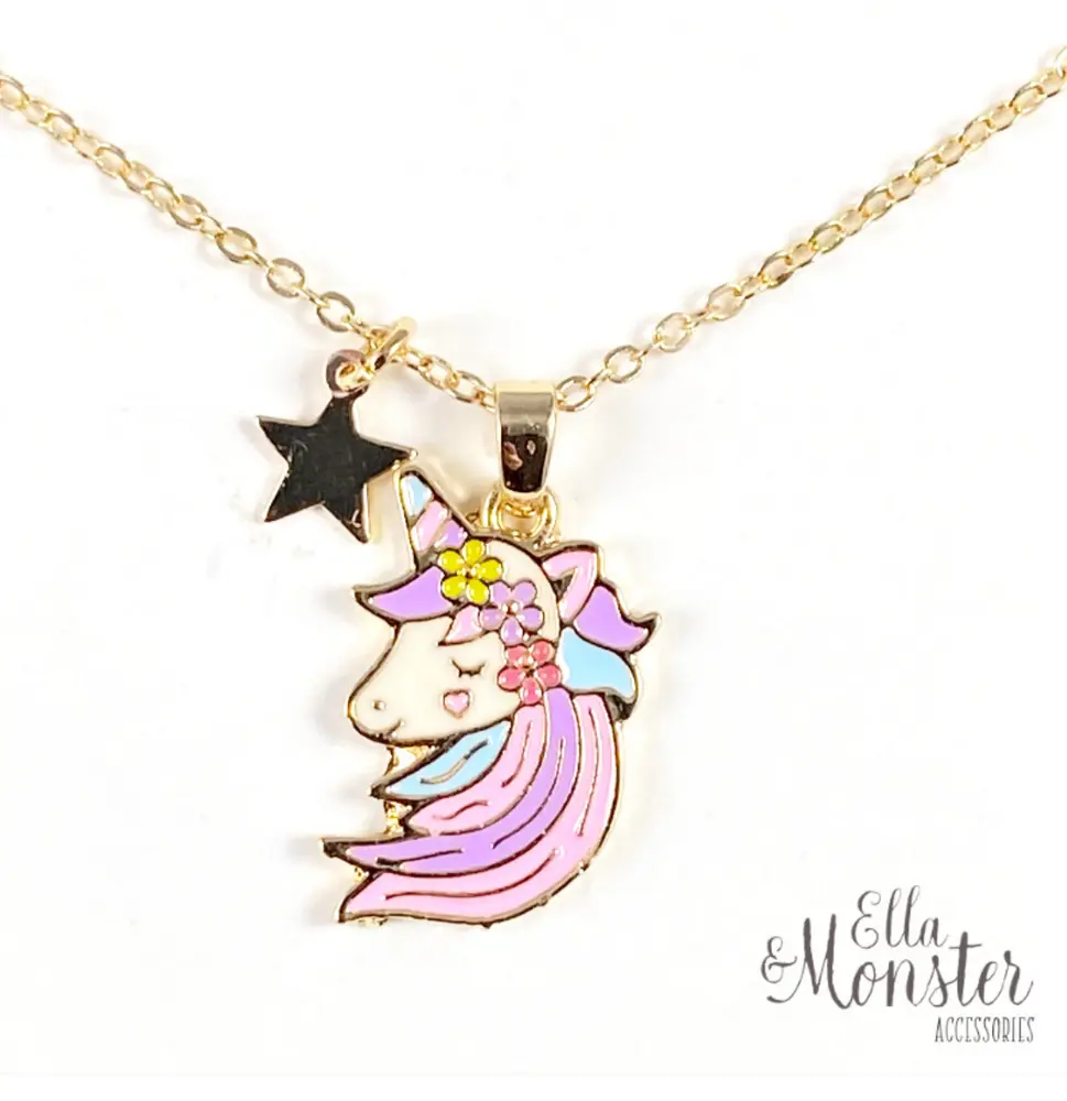 Halsband Secret Unicorn | Barnkläder - Temakläder - Festkläder & tillbehör | BabyMode
