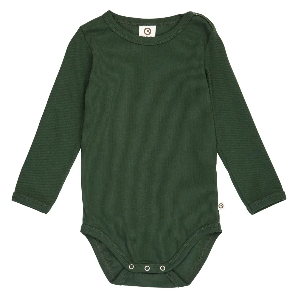 Müsli Cozy Me Rib Body - Forest Green - 92