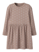 Name It Lona Klänning - Taupe Gray