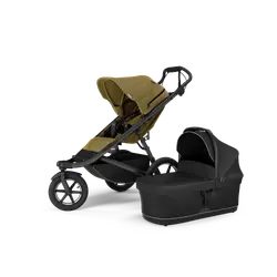 Urban Glide 3 + Liggdel - Nutria Green/Black | Barnvagnar | BabyMode
