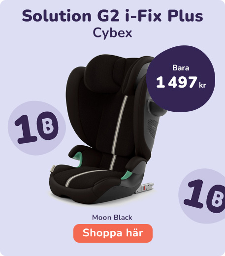Cybex G2 i-fix plus moon black endast 1497kr