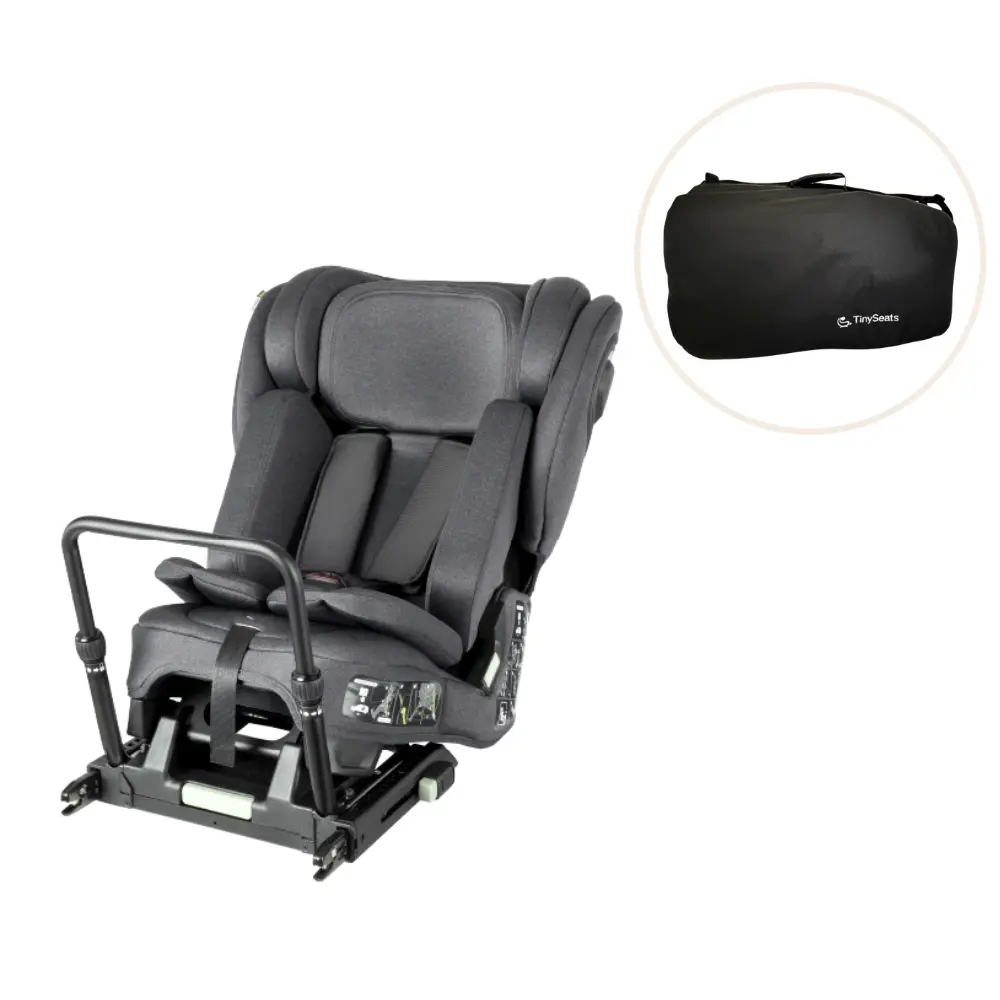 TinySeats Two Bilbarnstol Inkl. Axelväska | Bilbarnstolar - Bilstolspaket | BabyMode