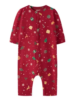 Vismas nattlinne - Jester red | Kläder - Bodys & overaller - Jumpsuit utan fot | BabyMode
