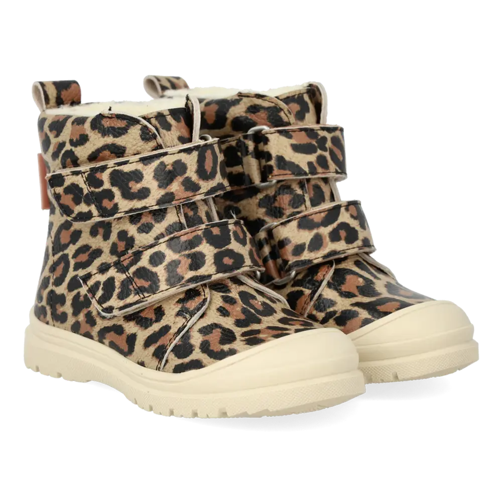 Vattenavvisande Stövlar TEX djurtryck - Beige Leo - 31 | Barnskor - Stövlar - Vinterkängor | BabyMode