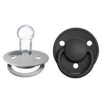 Napp De Lux 2-pack silikon Cloud/Black