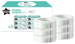 Simplee Refill 6-pack | Baby & Barn - Sköta - Blöjhinkar & refillpåsar | BabyMode