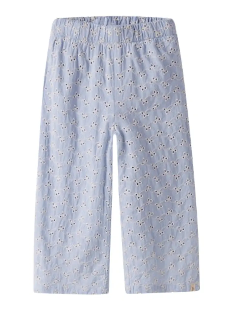 Tessie Wide Byxor - Zen blue - 110 | Barnkläder - Underdelar - Byxor | BabyMode