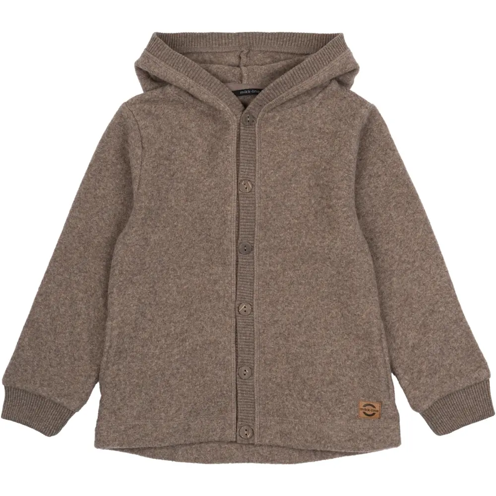 Kofta Bomull/Fleece - Melange Denver - 68 | Barnkläder - Ytterplagg - Softshell & fleece - Fleece | BabyMode