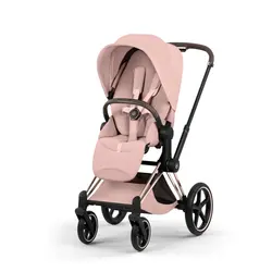 Cybex Priam Klapvogn - Style - Peach Pink/Rosegold | Barnvagnar | BabyMode