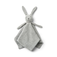 Wheat Bunny Baby Lovey Snuttefilt - Melange Grey