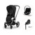 Priam Sittvagn + Cloud T + Basenhet T - Sepia Black/Chrome Black