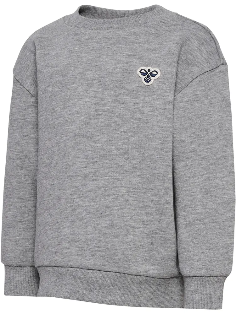 Loose Crewneck - Grey melange - 104 | Barnkläder - Toppar - Koftor, västar & tröjor | BabyMode