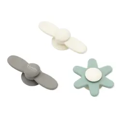 Baby Spinners med Sugkopp - 3-pack | Leksaker - Babyleksaker - Aktivitetsleksaker | BabyMode